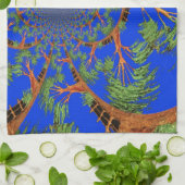 Kaleidoscope Acacia Tree Art Print/Graphic Theedoek (Gevouwen)