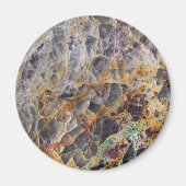 Kaleidoscope Agate Stone Patroon Magneet (Voorkant)