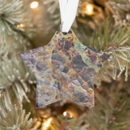 Kaleidoscope Agate Stone Patroon Ornament