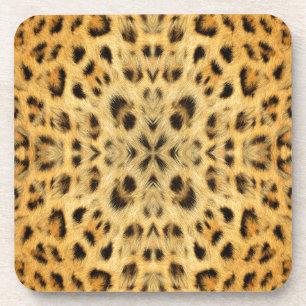 Kaleidoscope Animal Fur Patroon Drankjes Onderzetter