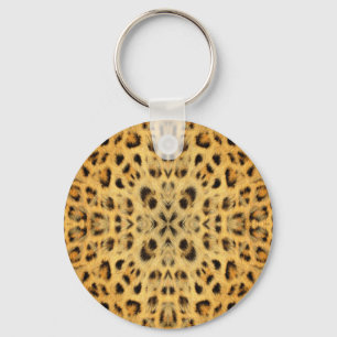 Kaleidoscope Animal Fur Patroon Sleutelhanger