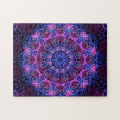 Kaleidoscope Apophysis Mandala Hearts Legpuzzel (Horizontaal)