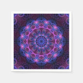Kaleidoscope Apophysis Mandala Hearts Servetten (Voorkant)