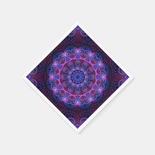 Kaleidoscope Apophysis Mandala Hearts Servetten