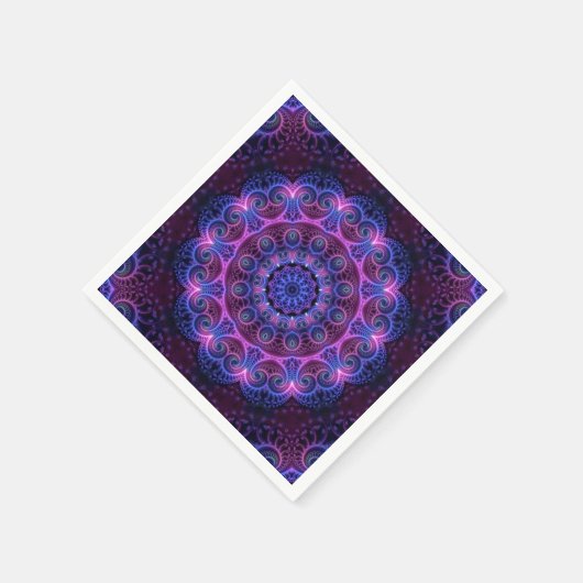 Kaleidoscope Apophysis Mandala Hearts Servetten (Hoek)