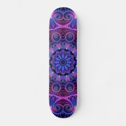 Kaleidoscope Apophysis Mandala Hearts Skateboard (Voorkant)