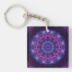 Kaleidoscope Apophysis Mandala Hearts Sleutelhanger