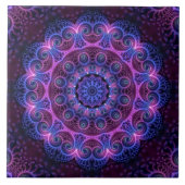 Kaleidoscope Apophysis Mandala Hearts Tegeltje (Voorkant)