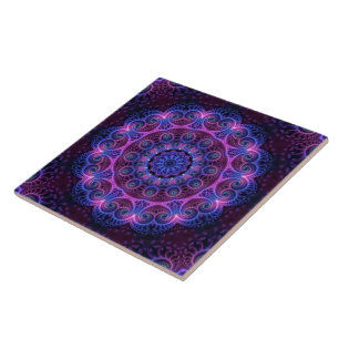 Kaleidoscope Apophysis Mandala Hearts Tegeltje