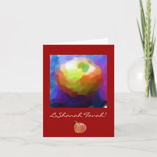Kaleidoscope Apple Card Feestdagen Kaart (Voorkant)