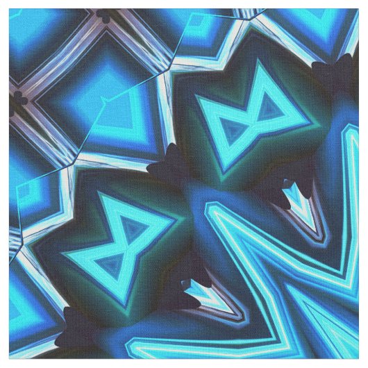 Kaleidoscope Art 10 Custom Fabric Stof (Close Up)