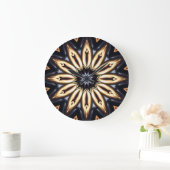 Kaleidoscope Art 16 Wall Clocks & Numeral Options Grote Klok (Huis)