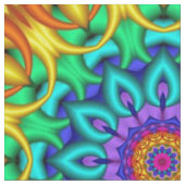 Kaleidoscope Art 18 Custom Fabric Stof (Close Up)