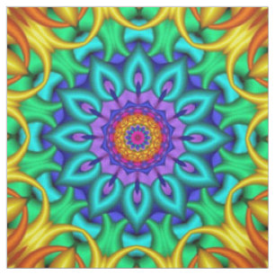 Kaleidoscope Art 18 Custom Fabric Stof