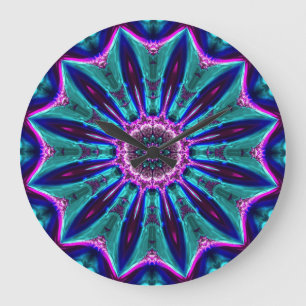 Kaleidoscope Art. 1 Wall Clocks & Nummeropties Grote Klok