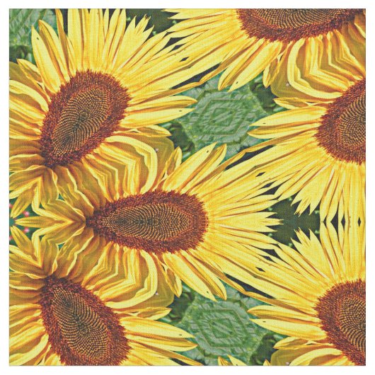 Kaleidoscope Art 22 Custom Fabric Stof (Close Up)