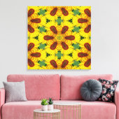 Kaleidoscope Art. 22 Kouddoek Canvas Afdruk (Insitu (Woonkamer))