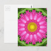 Kaleidoscope Aster Briefkaart (Voorkant / Achterkant)