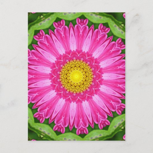 Kaleidoscope Aster Briefkaart (Voorkant)