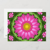 Kaleidoscope Aster Briefkaart (Voorkant / Achterkant)