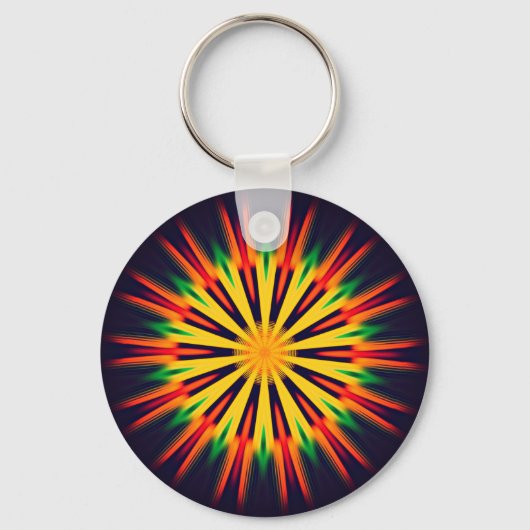 Kaleidoscope Bloem Design-21855 Sleutelhanger (Voorkant)