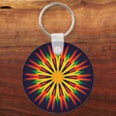 Kaleidoscope Bloem Design-21855 Sleutelhanger (Achterkant)