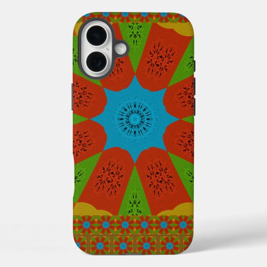 Kaleidoscope Bloom Een Levendige Afrikaanse Print  Case-Mate iPhone Case (Achterkant)