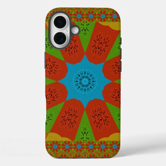 Kaleidoscope Bloom Een Levendige Afrikaanse Print  Case-Mate iPhone Case (Achterkant)