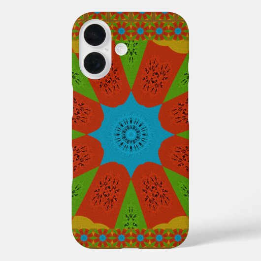 Kaleidoscope Bloom Een Levendige Afrikaanse Print  Case-Mate iPhone Case (Achterkant)
