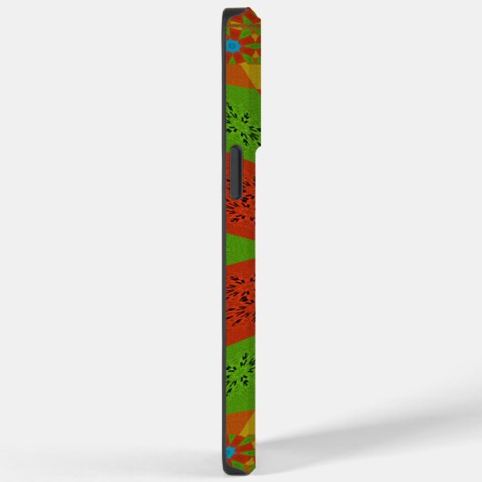 Kaleidoscope Bloom Een Levendige Afrikaanse Print Case-Mate iPhone Case (Achterkant / Rechts)