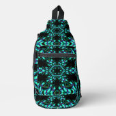 Kaleidoscope Blue Sling Bag (Voorkant)