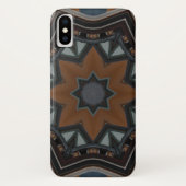 Kaleidoscope Brown star Case-Mate iPhone Case (Achterkant)