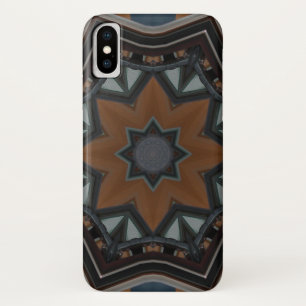 Kaleidoscope Brown star iPhone X Hoesje