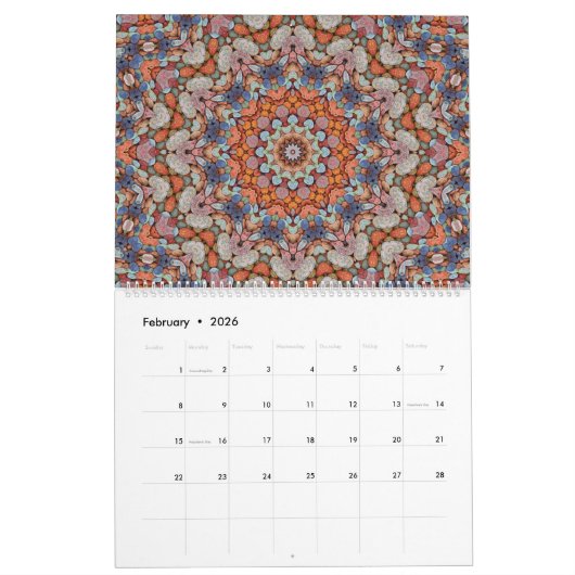 Kaleidoscope Calendars Kalender (Feb 2026)