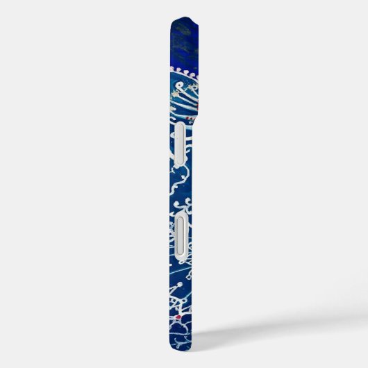 Kaleidoscope Cat blue Case-Mate iPhone Case (Achterkant / Rechts)