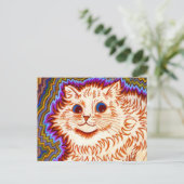 Kaleidoscope Cat Briefkaart (Staand voorkant)