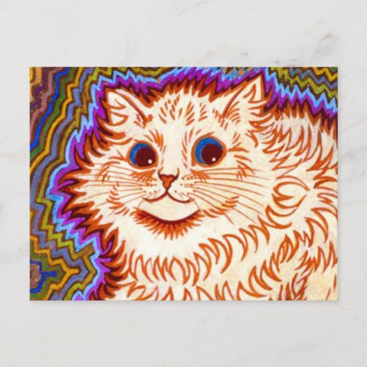 Kaleidoscope Cat Briefkaart (Voorkant)
