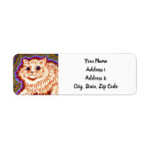 Kaleidoscope Cat Etiket (Voorkant)