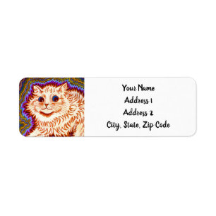 Kaleidoscope Cat Etiket