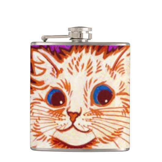 Kaleidoscope Cat Heupfles (Voorkant)