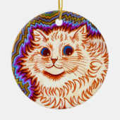 Kaleidoscope Cat Keramisch Ornament (Voorkant)