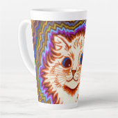 Kaleidoscope Cat Latte Mok (Linkerhoek)