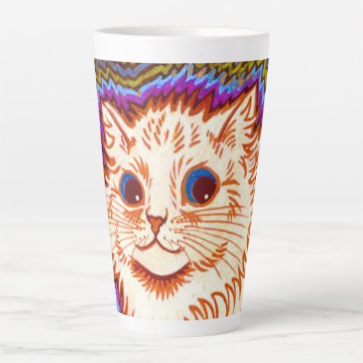 Kaleidoscope Cat Latte Mok (Voorkant)