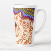 Kaleidoscope Cat Latte Mok (Rechts)