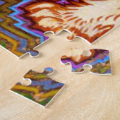 Kaleidoscope Cat Legpuzzel (Zijkant)