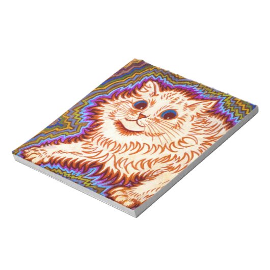 Kaleidoscope Cat Notitieblok (Linkerzijde)