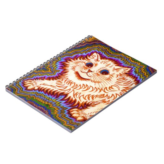 Kaleidoscope Cat Notitieboek (Linkerzijde)