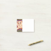Kaleidoscope Cat Post-it® Notes (Op bureau)