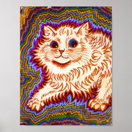 Kaleidoscope Cat Poster (Voorkant)