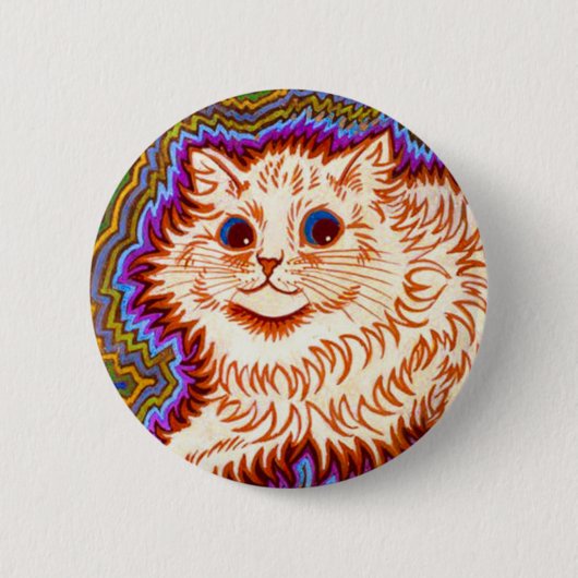 Kaleidoscope Cat Ronde Button 5,7 Cm (Voorkant)